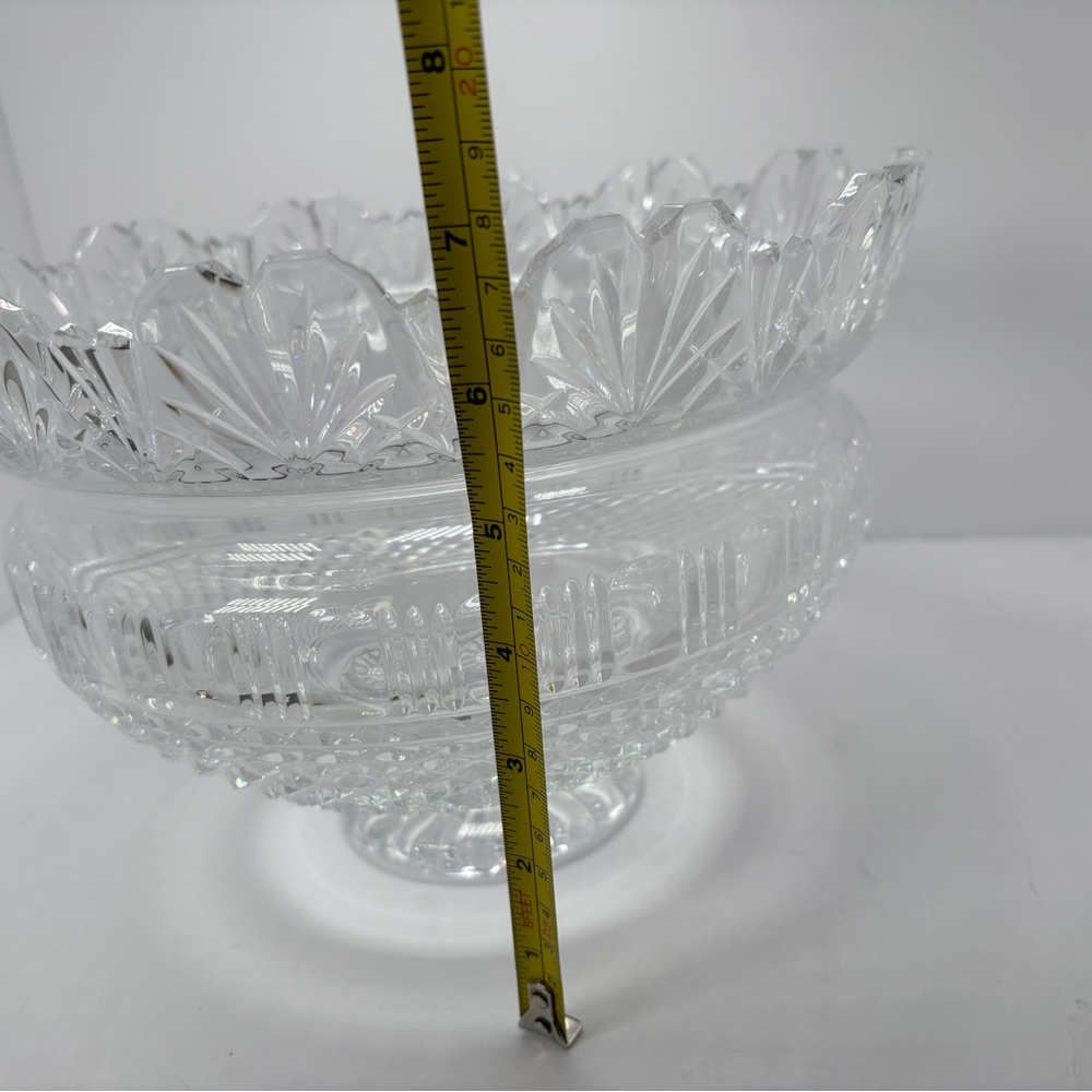 Waterford Crystal 10" KINGS BOWL Designer Gallery Footed Centerpiece - Picture 9 of 13